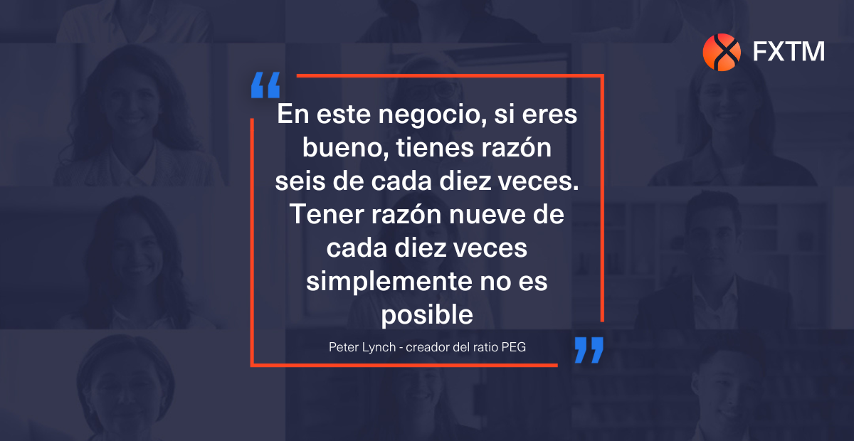 En este negocio, si eres bueno, tienes razón seis de cada diez veces. Tener razón nueve de cada diez veces simplemente no es posible
